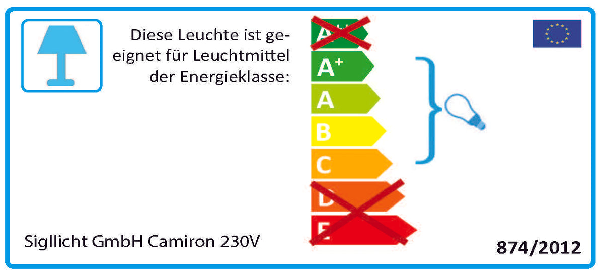 Camiron LED Wand,-Deckenleuchte