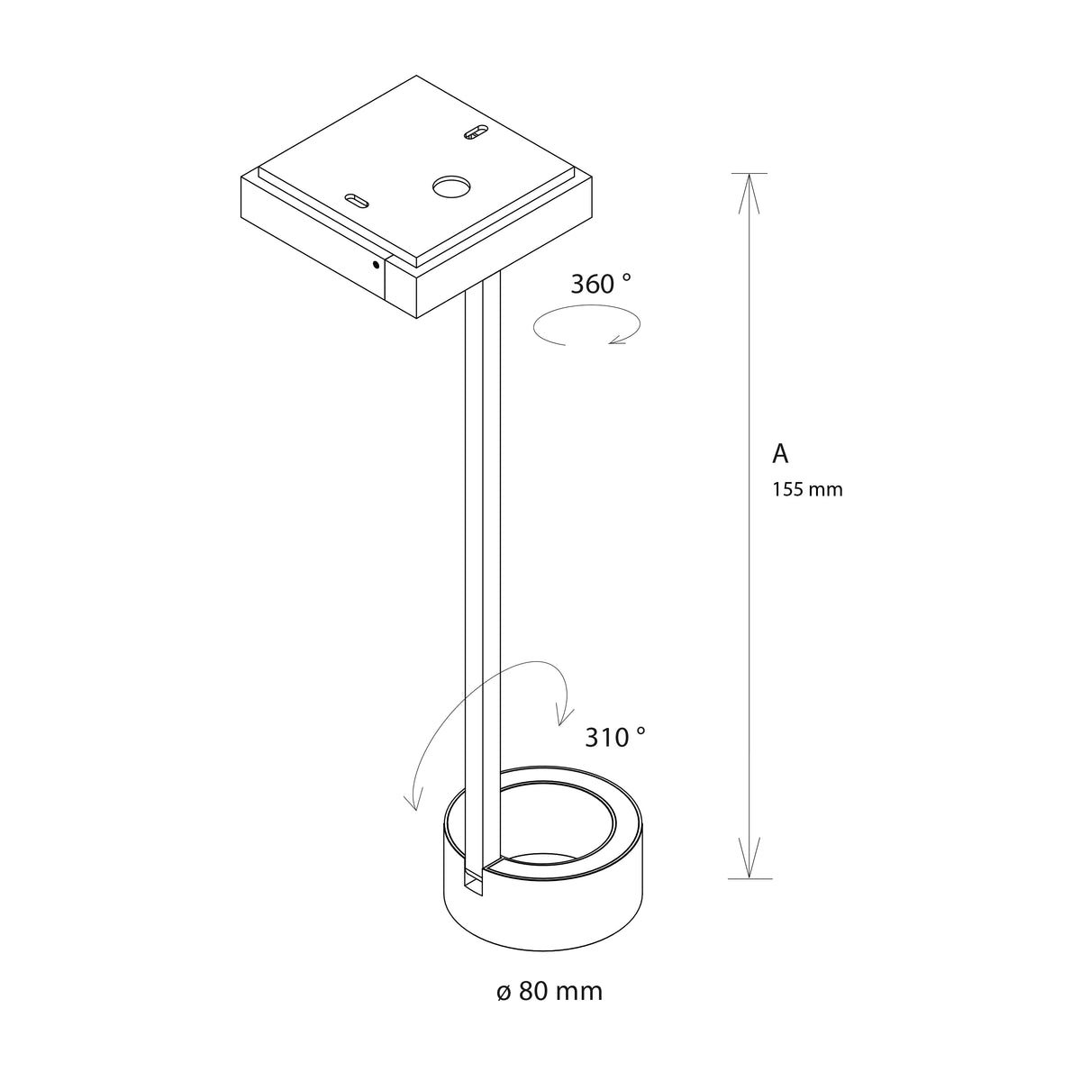 Dorinua LED Deckenleuchte 2 x 4W
