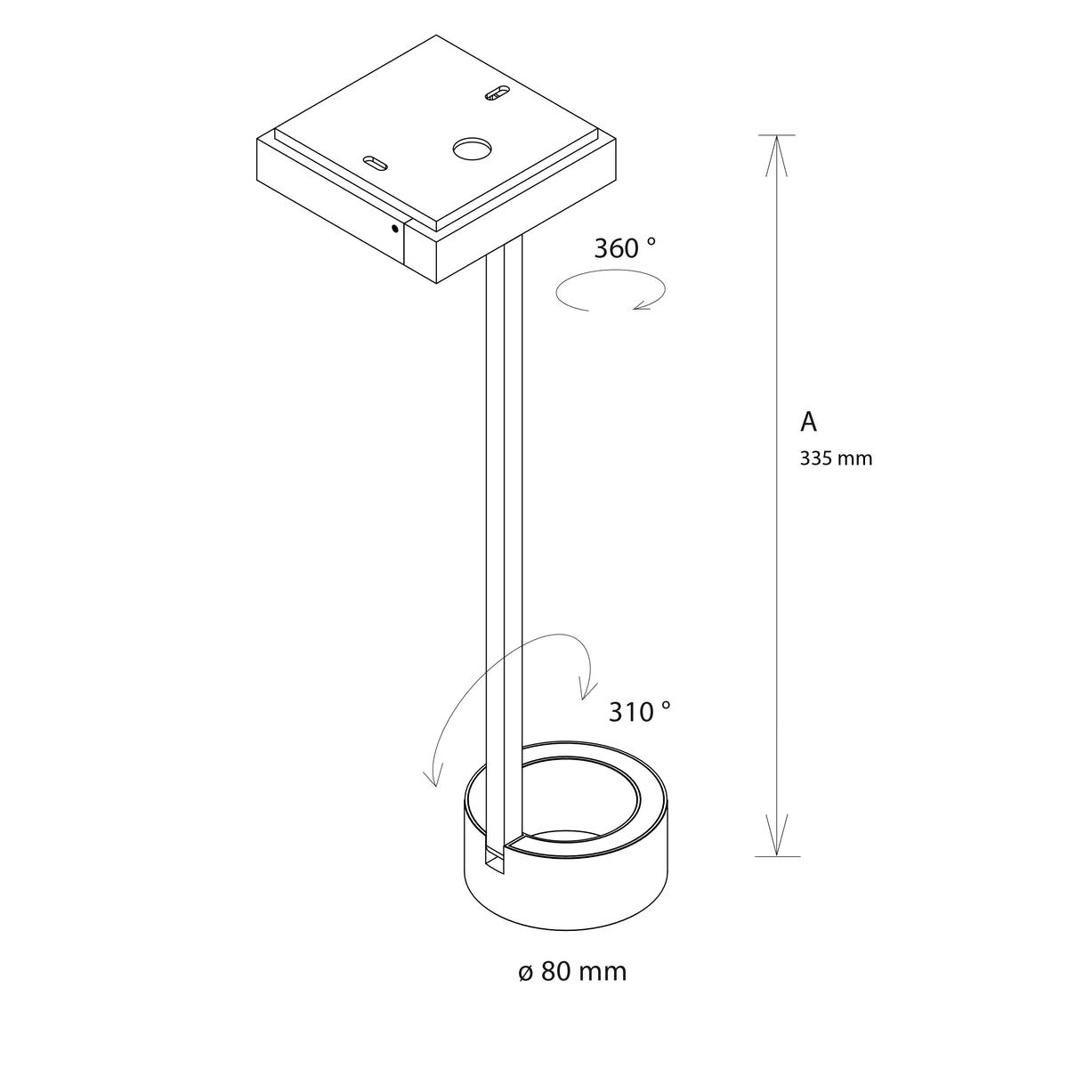 Dorinua LED Deckenleuchte 2 x 4W