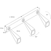 Lerion 12 III LED Wand,-Deckenleuchte 36W