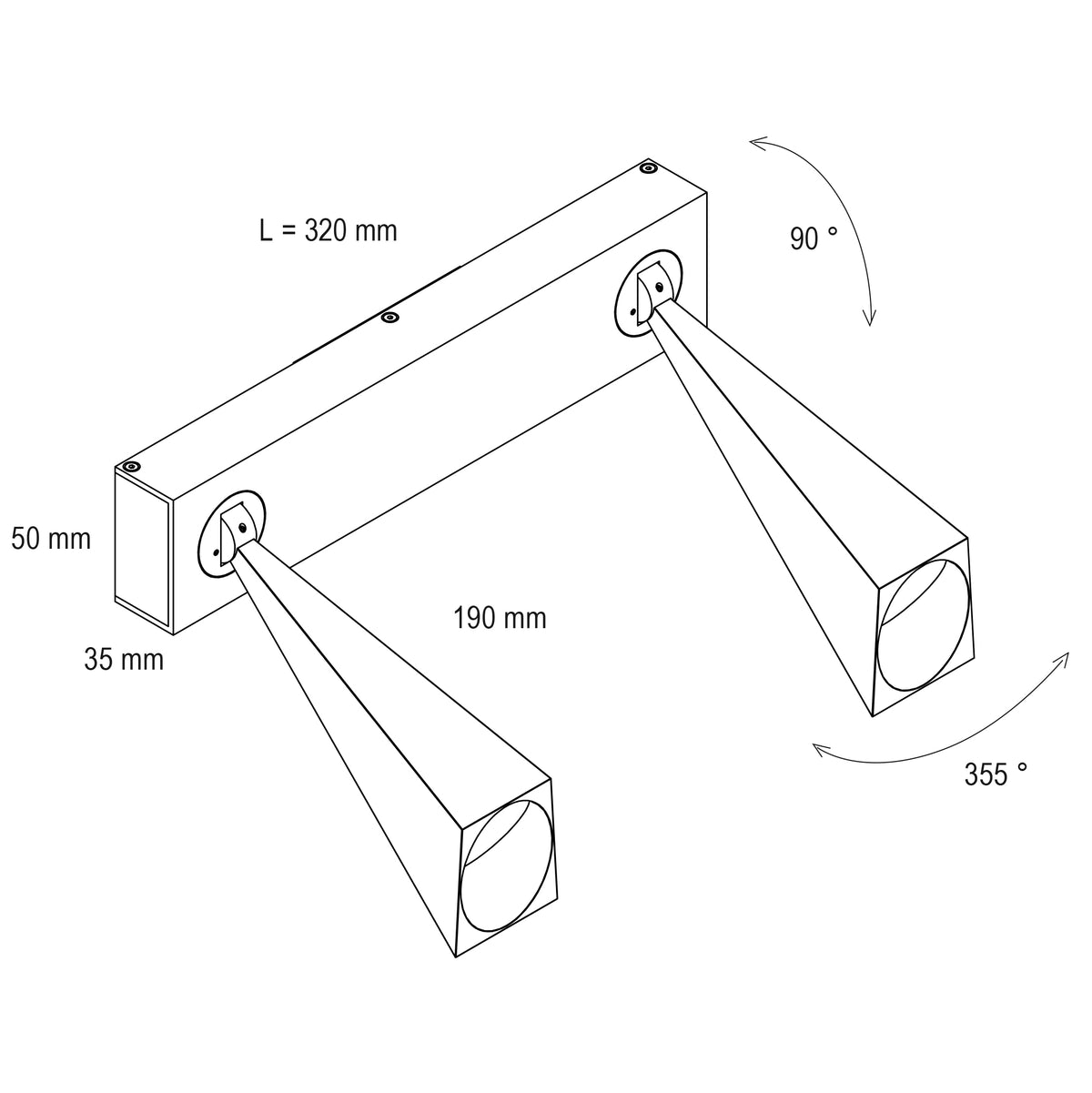 Lerion 12 II LED Wand,-Deckenleuchte 36W
