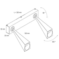 Lerion 12 II LED Wand,-Deckenleuchte 36W